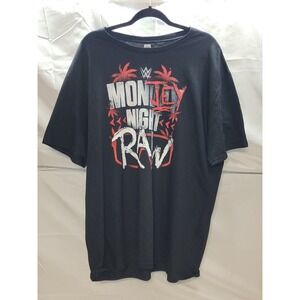🔥WWE Men's XXL 2XL Monday "MonJey" Night Raw Black  T- Shirt Jey Uso Rare 🔥